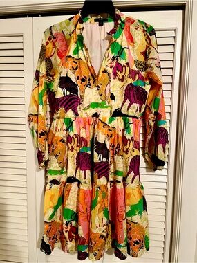 J Crew Animal Dress